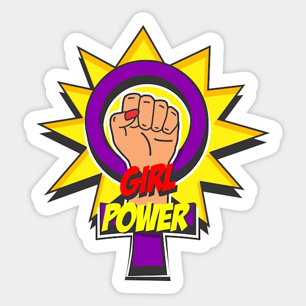 Girl powerWomens Day Sticker by Jennifer